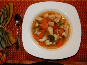 Salsa chciken vegetable soup (1)