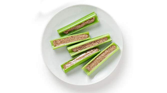 Celery and Almond Butter